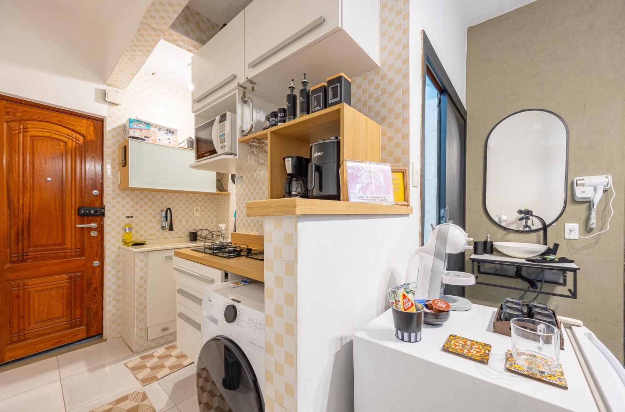 Apartamento Estudio No Coracao De Copa- 5 Minutos Da