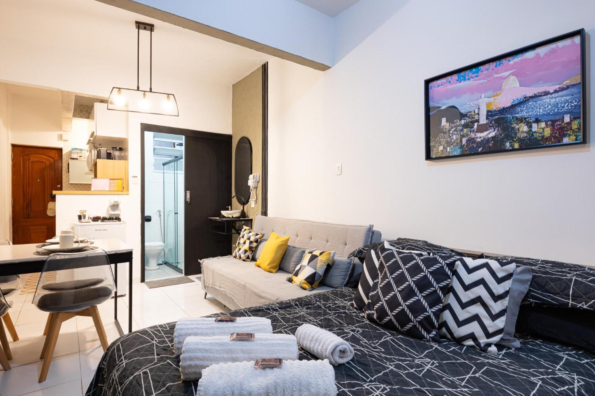 Apartamento Estudio No Coracao De Copa- 5 Minutos Da Río de Janeiro